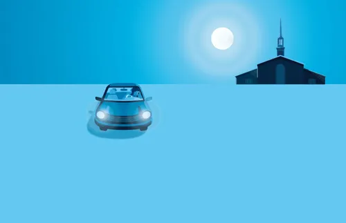 woman sitting in a car