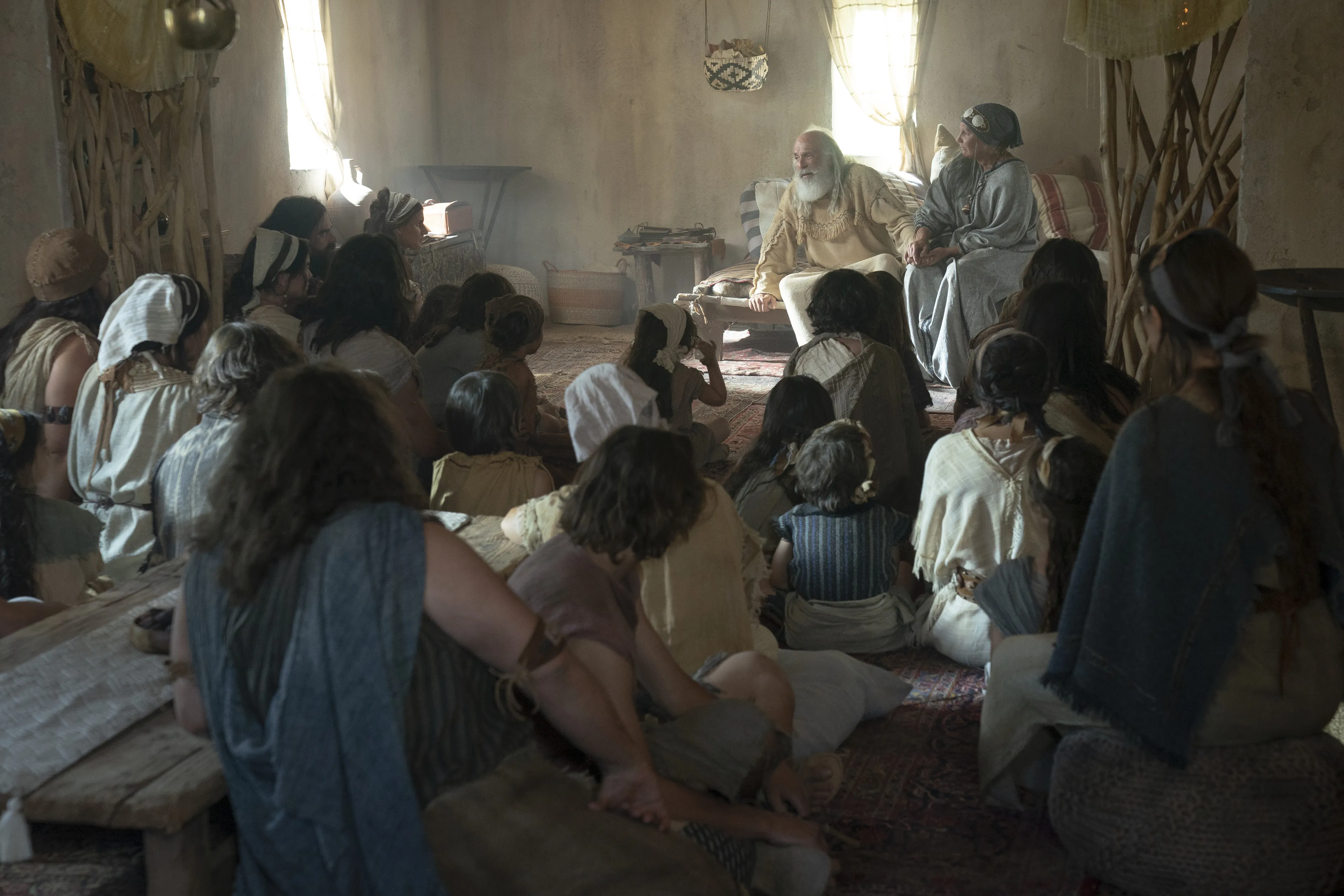 Lehi teaches his family.