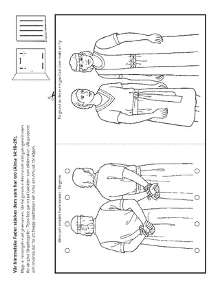 Aktivitetssida: Alma och Amulek hade tro