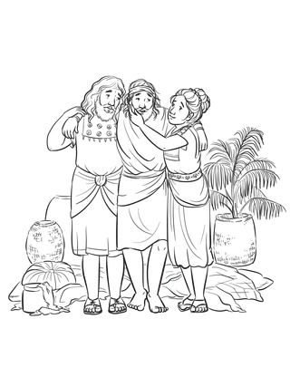 Alma the Younger and parents