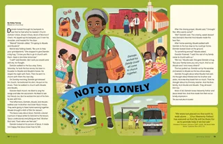 Page from the January 2022 Friend Magazine.