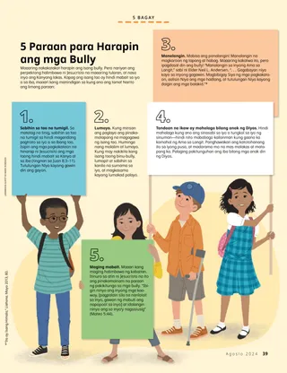 Mga batang may hawak ng mga karatula at poster