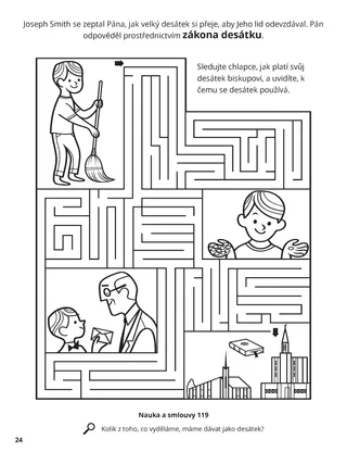 The Law of Tithing coloring page