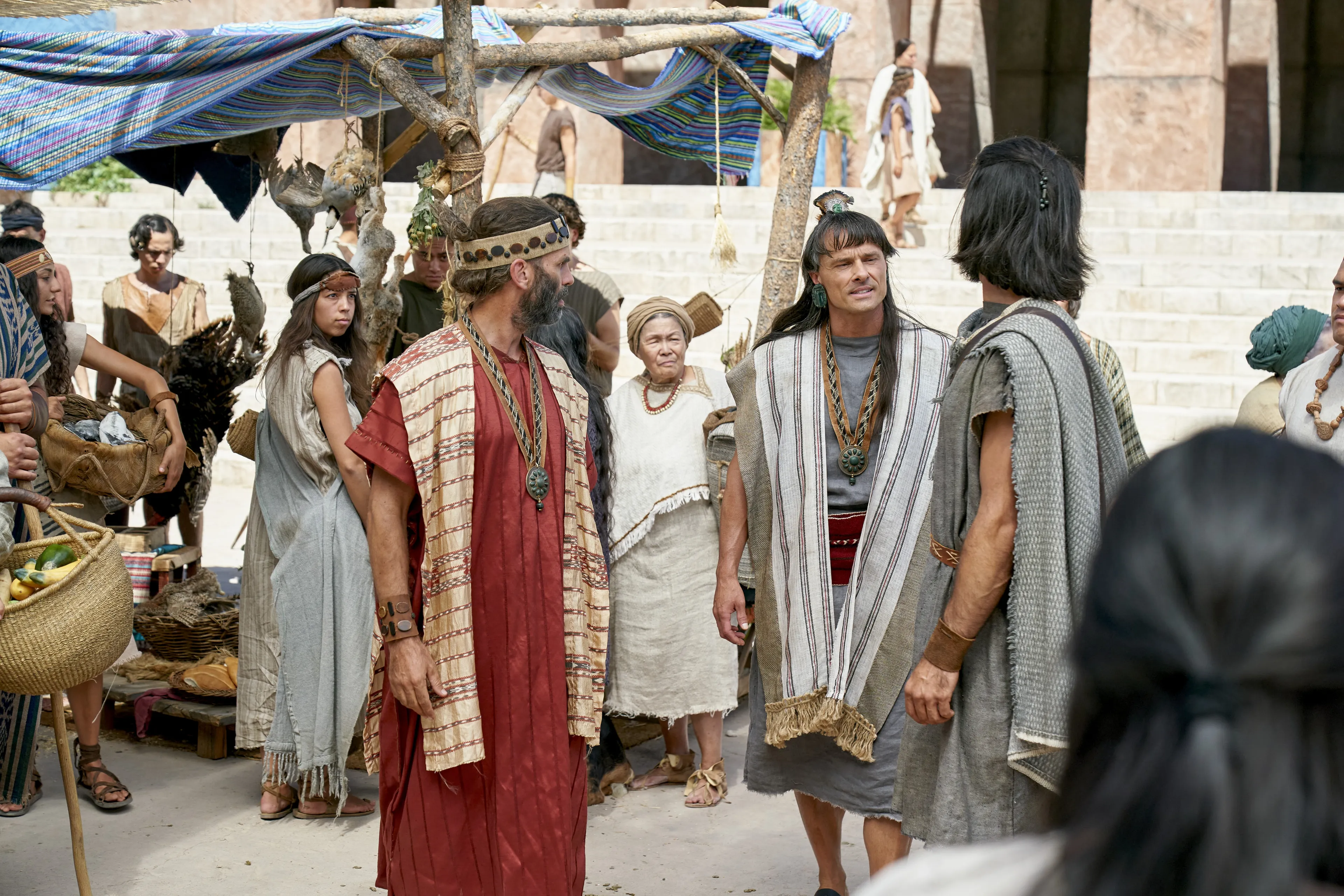 A lawyer speaks to Alma the Younger in the city of Ammonihah.