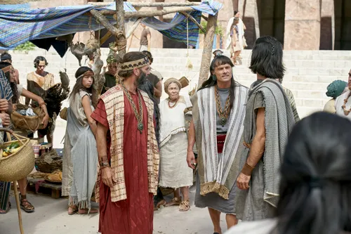 A lawyer speaks to Alma the Younger in the city of Ammonihah.