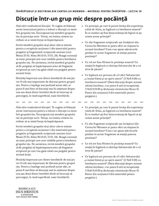 foaie de prezentare a învățătorului