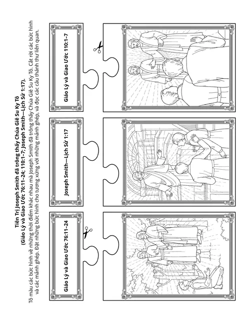 trang sinh hoạt: Joseph Smith đã nhìn thấy Chúa Giê Su Ky Tô