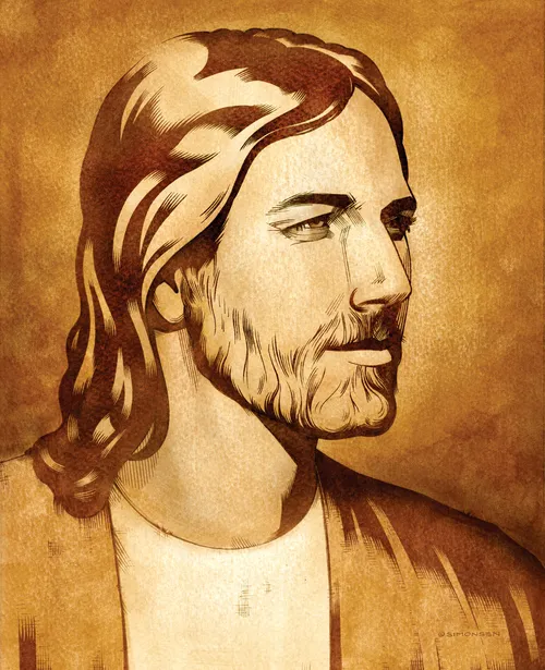Painting of the Savior by Ben Simonsen