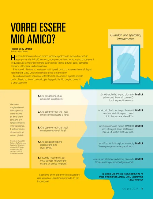 Vorrei essere mio amico?