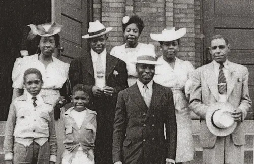 Len and Mary Hope family