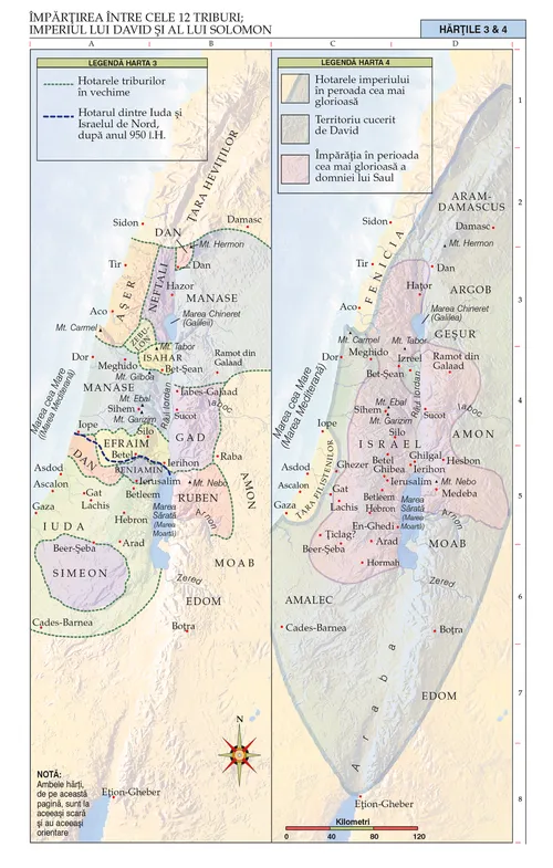 Hărţi din Biblie 3–4