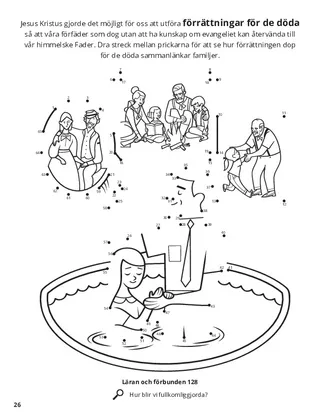 Baptisms for the Dead coloring page