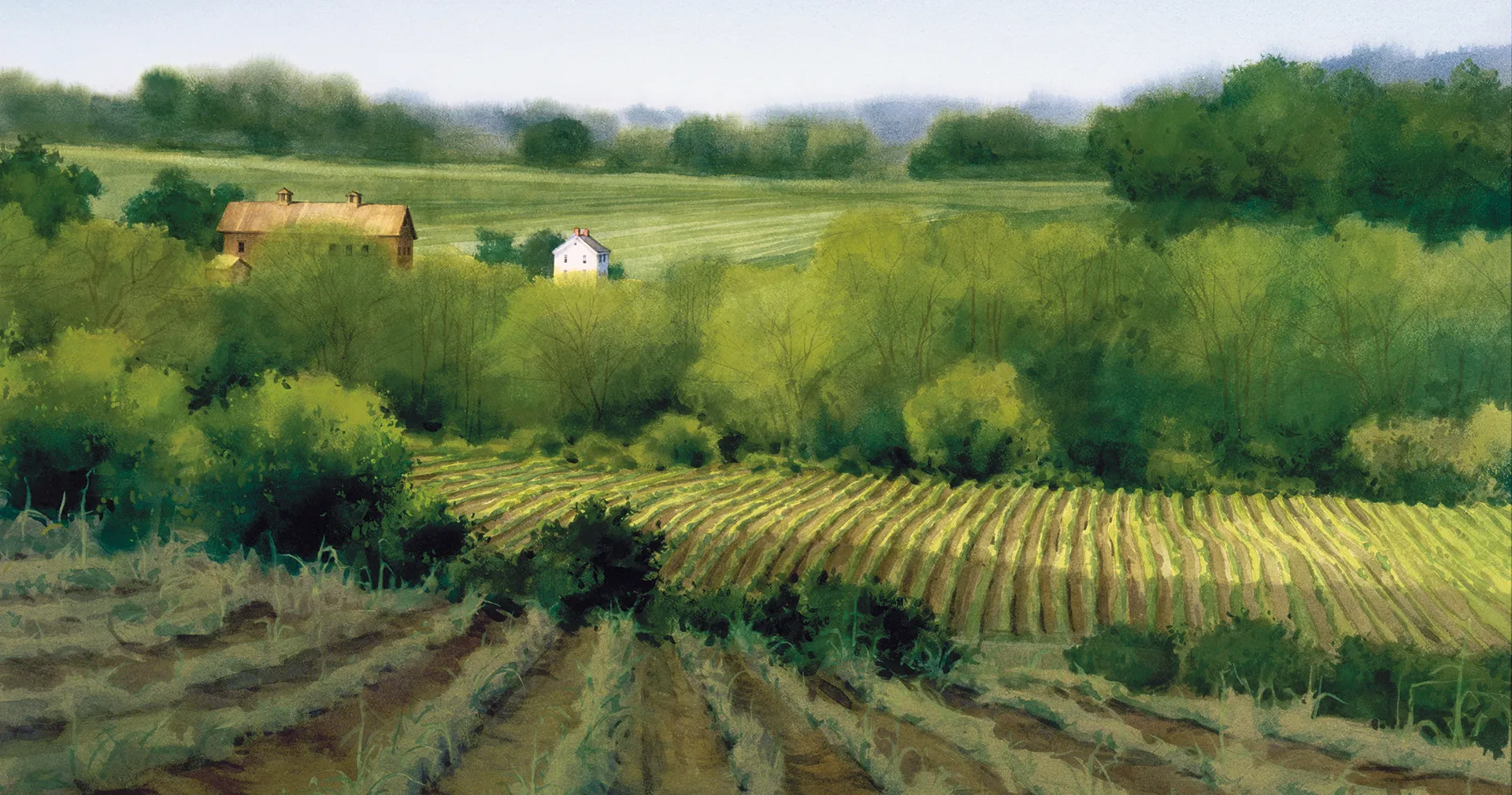 "The Martin Harris Farm," by Al Rounds.