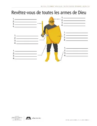 document, les armes de Dieu