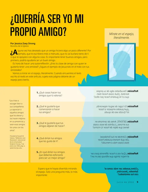 ¿Querría ser yo mi propio amigo?