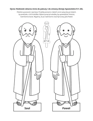 strona z zadaniami: Gdy popełniam błąd, Ojciec Niebieski zaprasza mnie do zmiany.