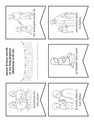 tegevusleht: „Kui Jeesus ma olla püüan”