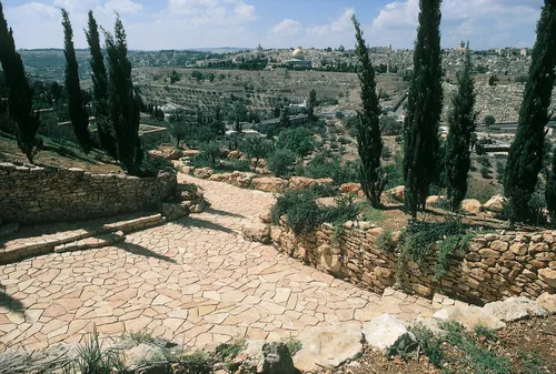 Orson Hyde Park, on the Mount of Olives