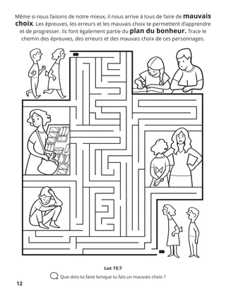 page 12 de l’album de coloriage Rassembler la famille de Dieu