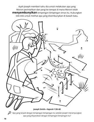 The Gold Plates coloring page