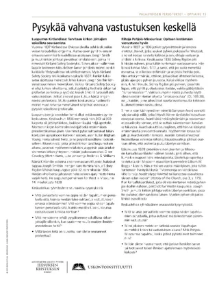 moniste, Pysykää vahvana