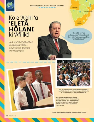 pictures of Elder Holland visiting countries in Africa