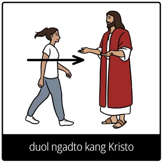 duol ngadto kang Kristo nga simbolo sa ebanghelyo