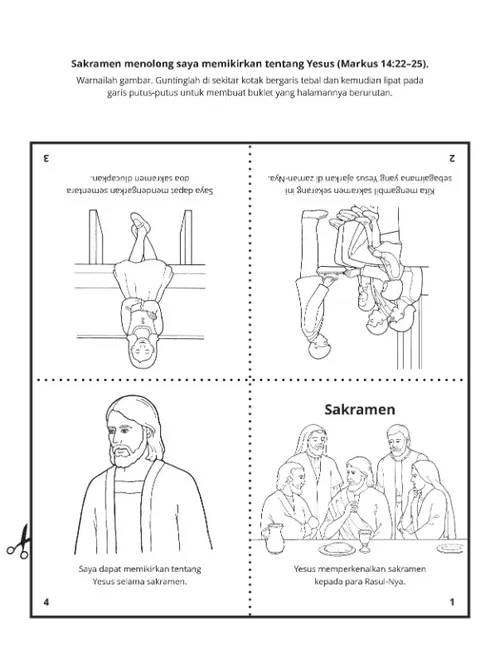 halaman kegiatan: sakramen