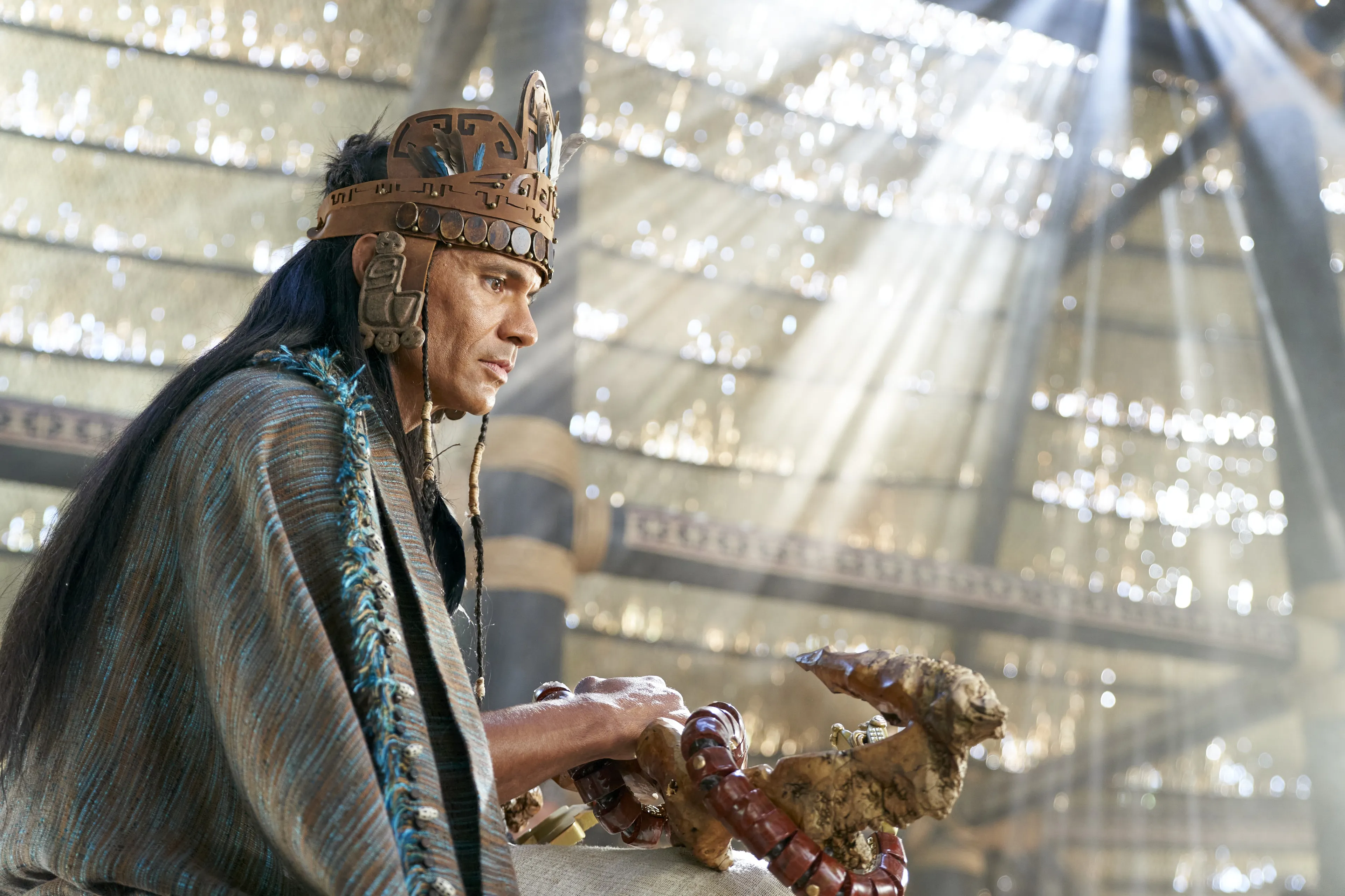 King Lamoni ponders on the actions of Ammon, son of Mosiah, in protecting his flocks in the land of Ishmael.