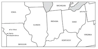 map, Ohio to Missouri