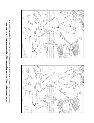 halaman kegiatan: memberi kepada orang yang membutuhkan