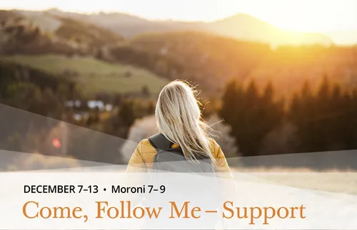 young woman walking forward