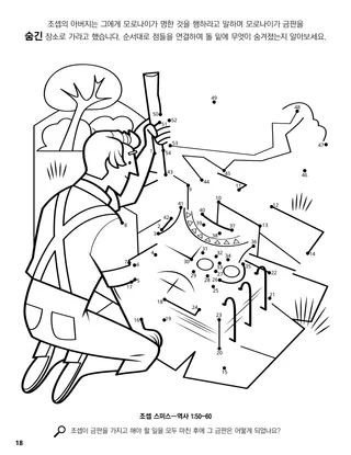 The Gold Plates coloring page
