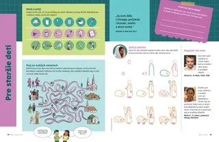 Strana PDF s aktivitami a citátmi pre tínedžerov