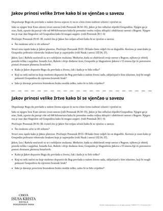 Jakov podnosi velike žrtve kako bi se vjenčao u savezu