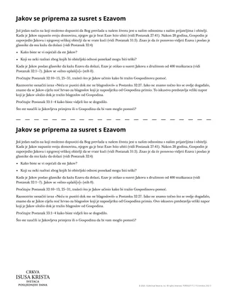 Jakov se pripravlja za susret s Ezavom