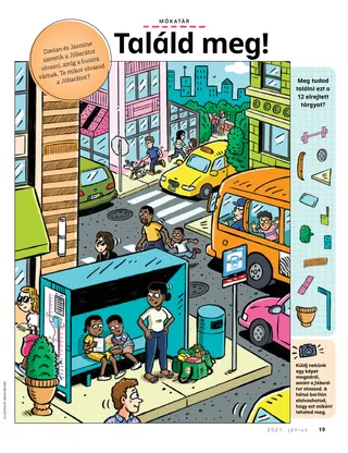 a boy and a girl waiting at a bus stop in a city