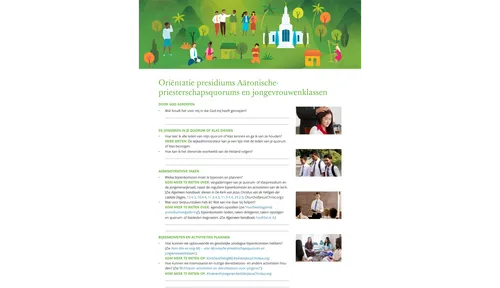 oriëntatie quorum- en klaspresidiums