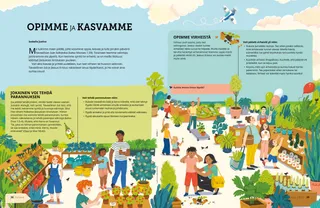 PDF-sivu, jossa on kuva ihmisistä puutarhamyymälässä