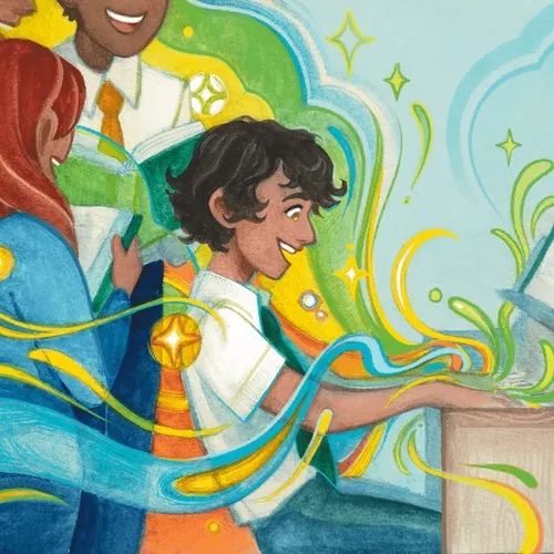 young man playing piano