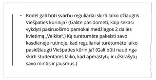 4-os pamokos klausimo iškarpa