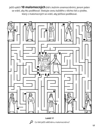 The Ten Lepers coloring page