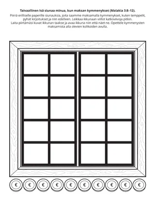 tehtäväsivu: Taivaallinen Isä siunaa minua, kun maksan kymmenykset