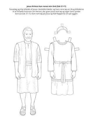 Primary aktivitetsside: Jesus Kristus kan rense min ånd