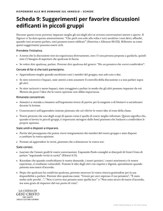 scheda per l’insegnante