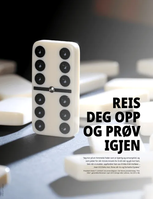 plakat “Reis deg opp og prøv igjen”