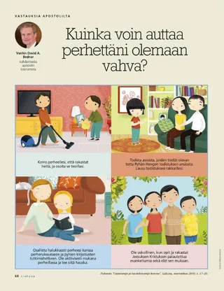 How can I help my family be strong