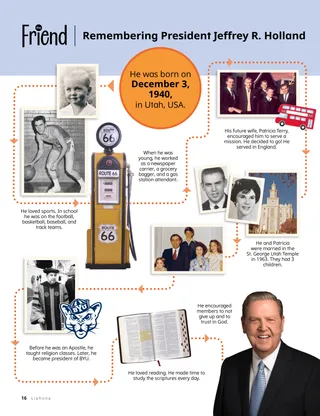 article about President Holland for children