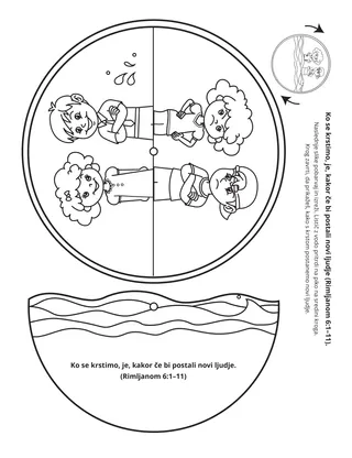 Stran z dejavnostjo: Ko se krstimo, je, kakor če bi postali nov človek