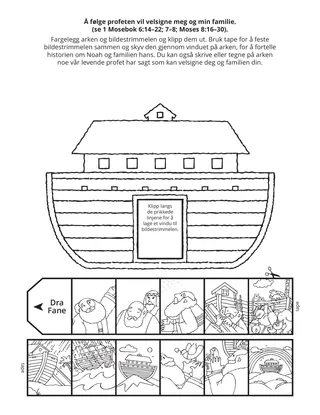 aktivitetsside: å følge profeten vil velsigne meg og familien min